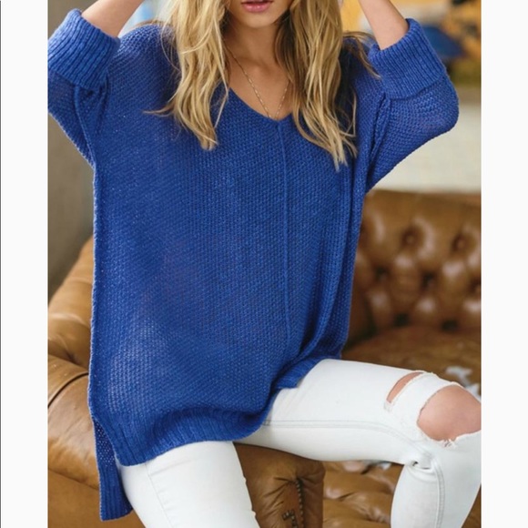 Slouchy Open-Knit Sweater - Picture 2 of 6